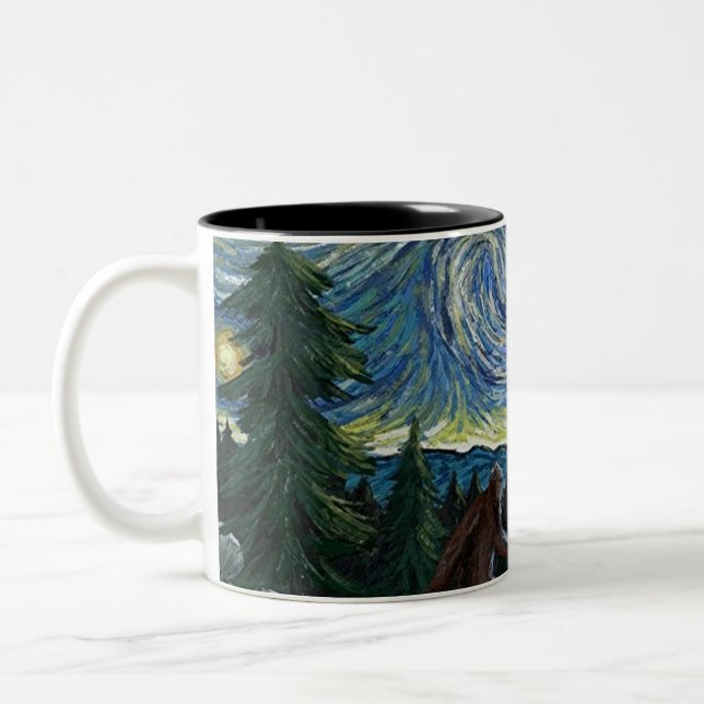 Zwei Tasse mit Tonhöhe für Bigfoot (Links)