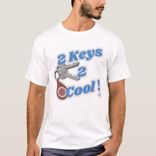 Zwei Tasten 2 Cooler klassischer Autogenuss T-Shirt