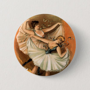 Zwei Tasten der Ballerinas Button