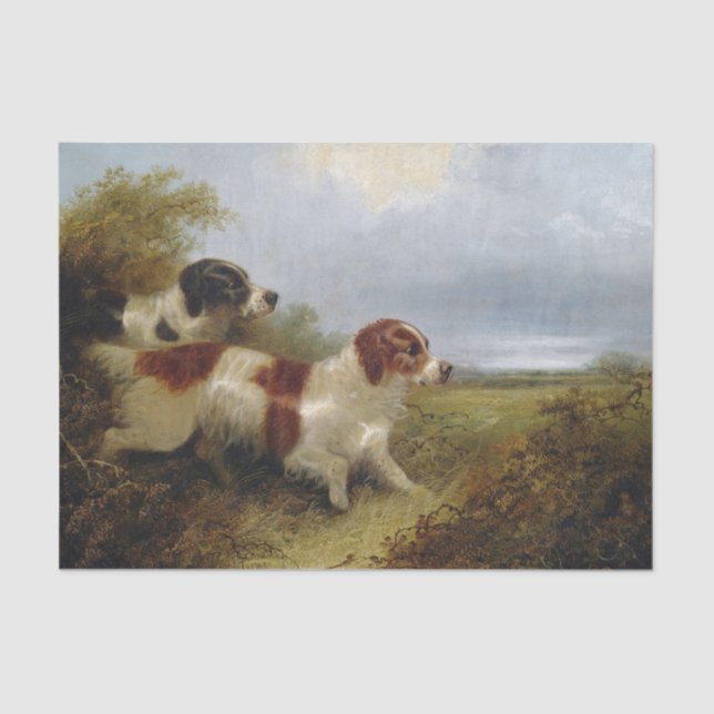Zwei Terrier von Edward Armfield Seidenpapier (Vorderseite)