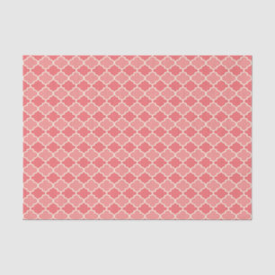 Zwei-Ton rosa marokkanisches Gitter-Seidenpapier Seidenpapier
