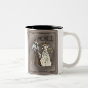 Zwei Ton-Tasse (nur zwei weitere Wochen) Zweifarbige Tasse