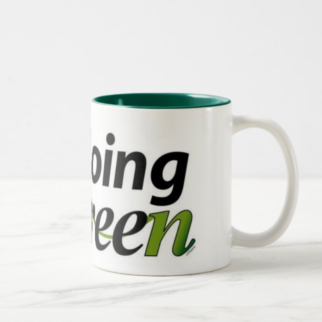 Zwei Ton-Tasse Zweifarbige Tasse (Rechts)