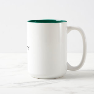 Zwei Ton-Tassen-Jäger-Grün Zweifarbige Tasse