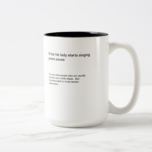 Zwei-Ton Tassen-Presse-Pause Zweifarbige Tasse (Rechts)