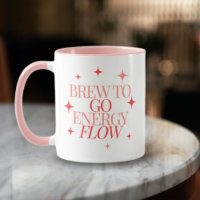 Zwei Tonbäume für die Tasse des Kaffees mit Energi