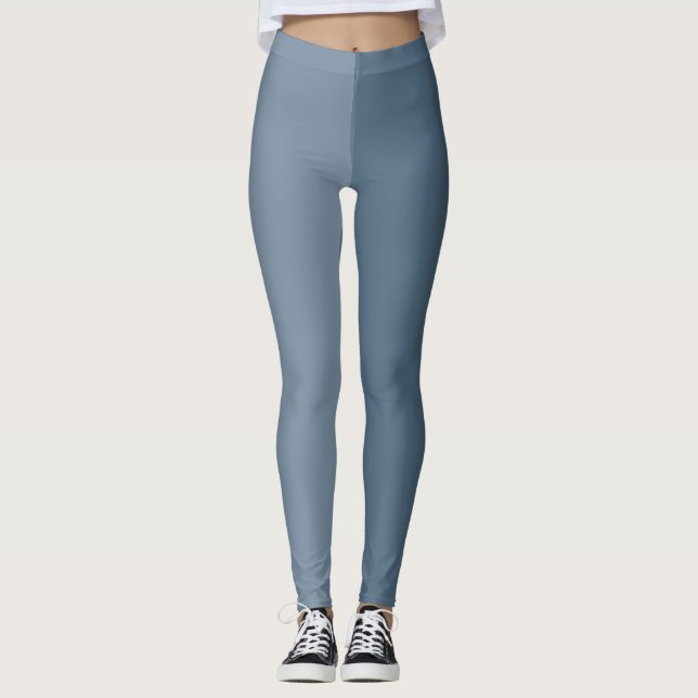 Zwei Tone - Blau Leggings (Vorderseite)