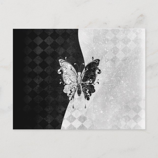 Zwei Tone Butterfly Postkarte (Vorderseite)
