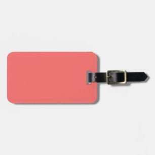Zwei-Tone-Gepäckstück Brown & Salmon Pink-Gepäckst Gepäckanhänger