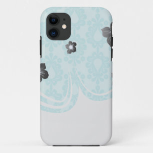 zwei Töne hübsche blaue Blume Blumendamaske title_seo2