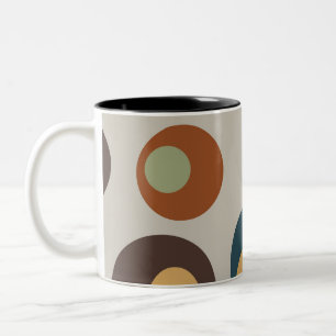 Zwei-Tone-Kaffee-Tasse in der Mitte des Jahrhunder Zweifarbige Tasse