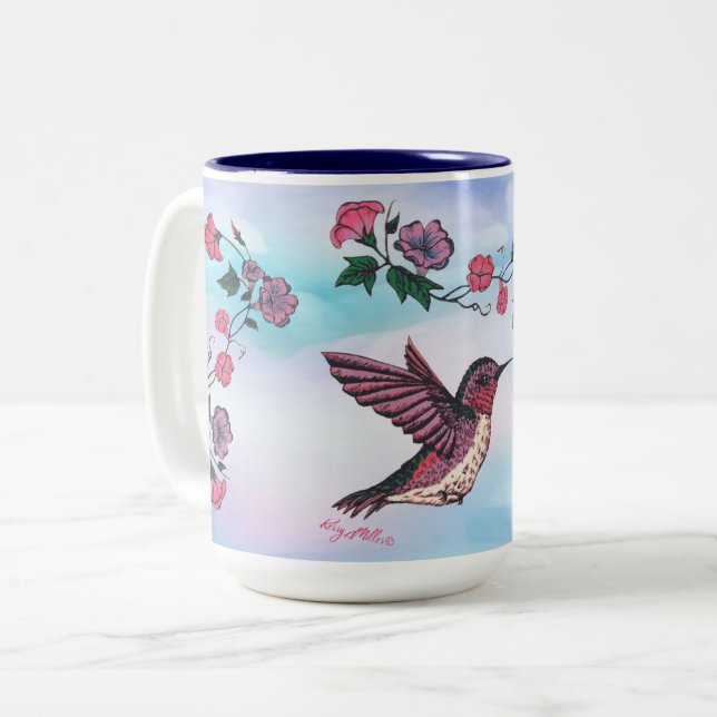 Zwei-Tone-Kaffee-Tasse Zweifarbige Tasse (Vorderseite Links)