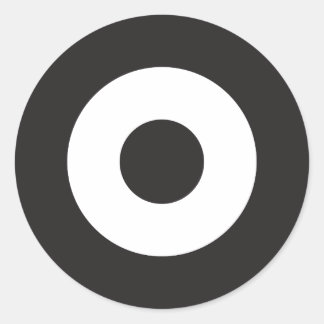 Zwei Tone Mod Rundaufkleber Runder Aufkleber