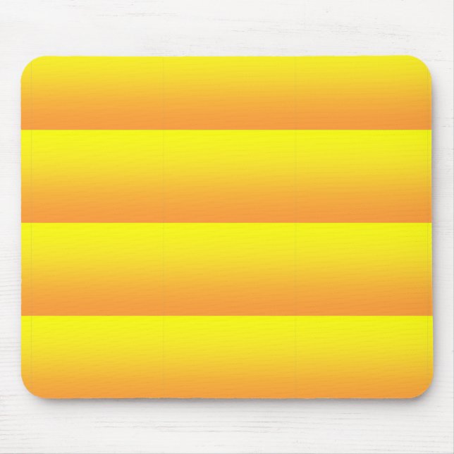 Zwei Tone Sunshine Gelb Mousepad (Vorne)