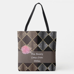 Zwei-Tone-Tasche für den Druck von Diamanten Tasche