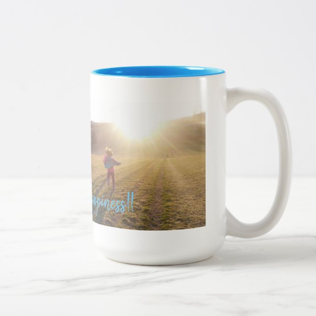 Zwei-Tone-Tasse, 444 ml Zweifarbige Tasse (Rechts)