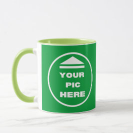 Zwei-Tone-Tasse - Bild 11 oz Limon hinzufügen Tasse