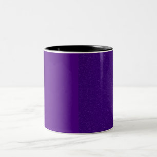 Zwei-Tone-Tasse für Lila Kaffee - individuell eins Zweifarbige Tasse