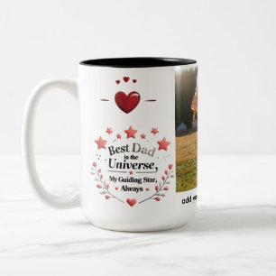 Zwei-Tone-Tasse - Personalisiertes 15-Oz-Geschenk Zweifarbige Tasse