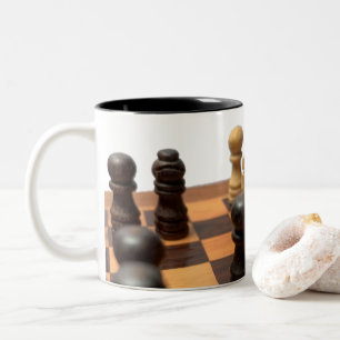 Zwei Töne Tasse Schach