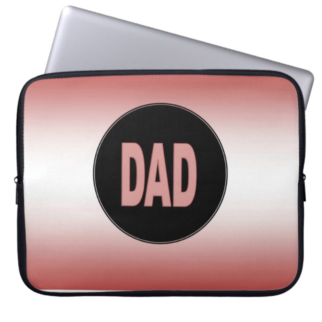 Zwei Tone-Vater-Laptop-Sieb Laptopschutzhülle (Vorderseite)