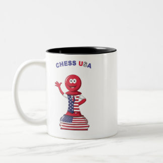 Zwei Toned USA Coffee Tasse