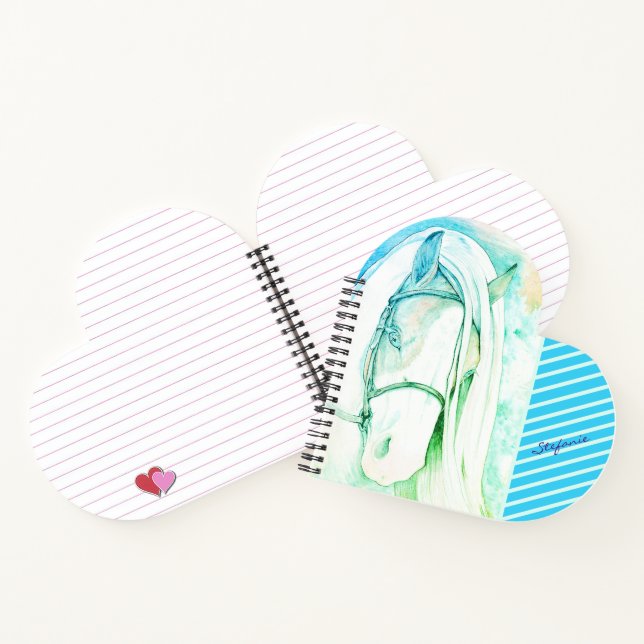 Zwei Tonen (grün) Notizbuch (Innenseite)