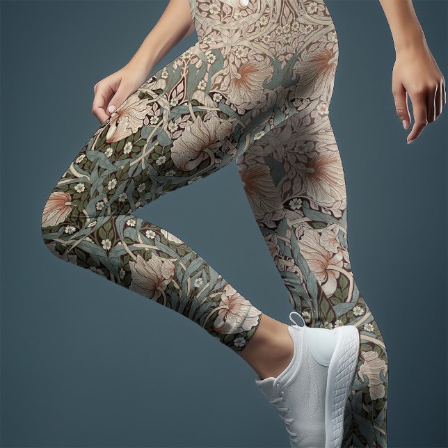 Zwei-Tonen-Pimnel Dusty Pink & Aquamarin Blue Morr Leggings (Von Creator hochgeladen)