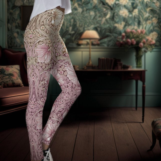 Zwei-Tonen-Pimnel Dusty Pink & Cream Morris Leggings (Von Creator hochgeladen)