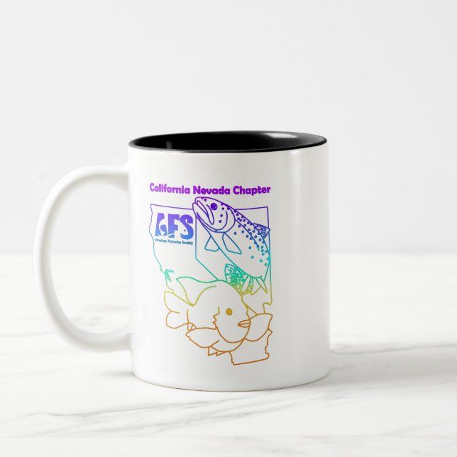 Zwei-Tonen-Tasse, 11 oz Zweifarbige Tasse (Links)