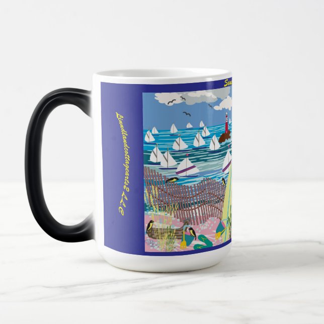 Zwei-Tonen-Tasse, 15 oz Verwandlungstasse (Links)