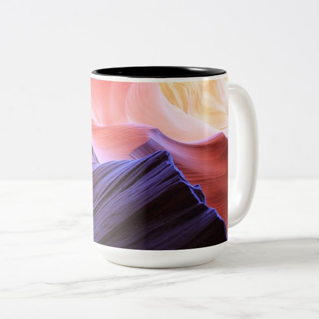 Zwei-Tonen-Tasse, 15 oz Zweifarbige Tasse (VorderseiteRechts)