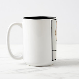 Zwei-Tonen-Tasse, 15 oz Zweifarbige Tasse