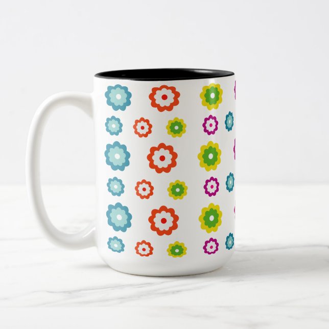 Zwei-Tonen-Tasse, 15 oz Zweifarbige Tasse (Links)