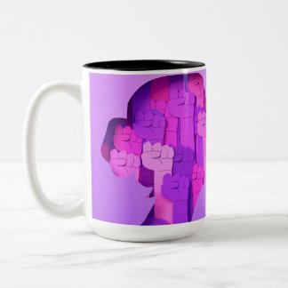 Zwei-Tonen-Tasse, 15 oz Zweifarbige Tasse