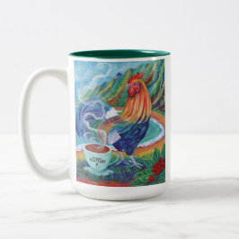 Zwei-Tonen-Tasse, 15 oz Zweifarbige Tasse