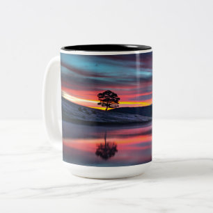 Zwei-Tonen-Tasse, 15 oz Zweifarbige Tasse