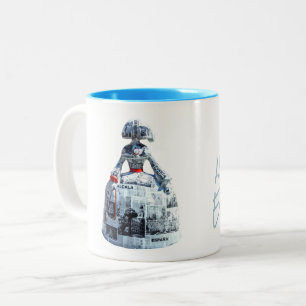 Zwei-Tonen-Tasse España Zweifarbige Tasse