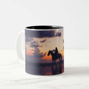 Zwei-Tonen-Tasse Zweifarbige Tasse