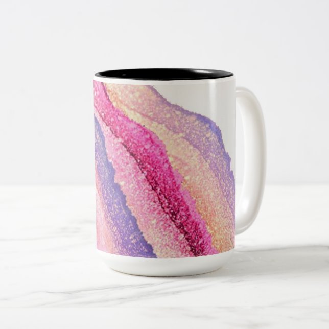 Zwei-Tonen-Tasse Zweifarbige Tasse (VorderseiteRechts)