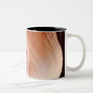 Zwei-Tonen-Tasse Zweifarbige Tasse
