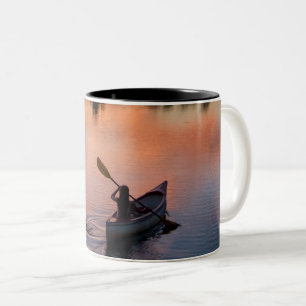 Zwei-Tonen-Tasse Zweifarbige Tasse