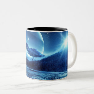 Zwei-Tonen-Tasse Zweifarbige Tasse