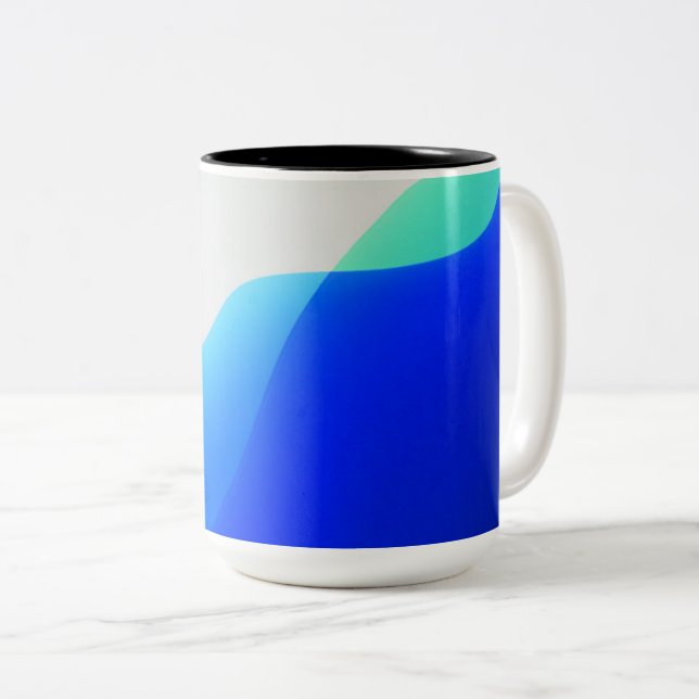 Zwei-Tonen-Tasse Zweifarbige Tasse (VorderseiteRechts)