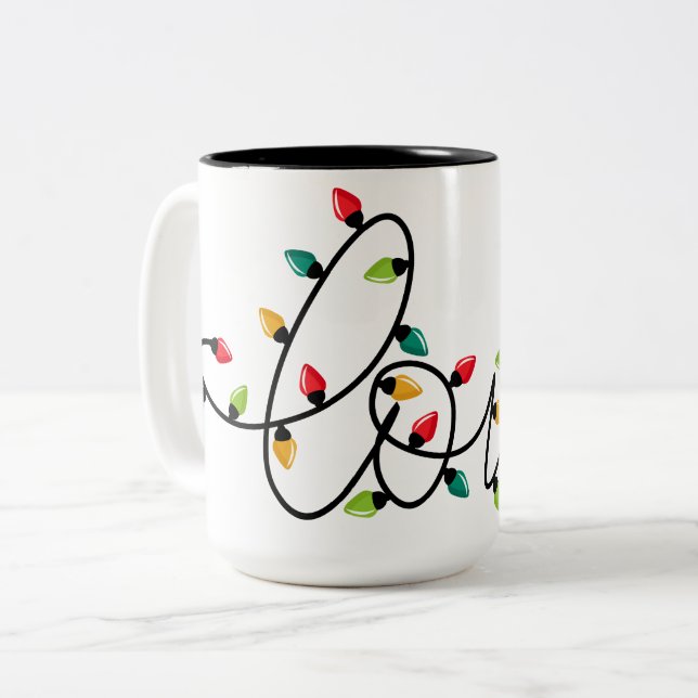 Zwei-Tonen-Tasse Zweifarbige Tasse (Vorderseite Links)