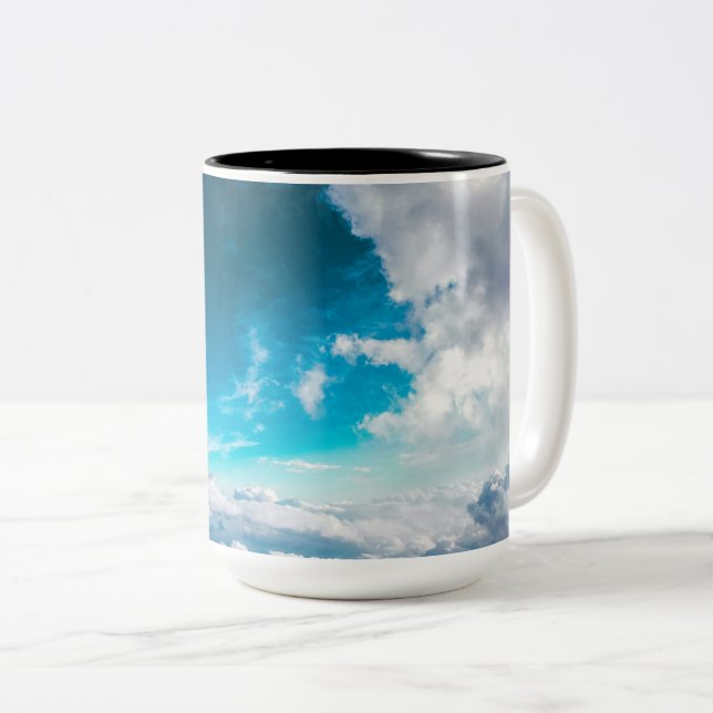 Zwei-Tonen-Tasse Zweifarbige Tasse (VorderseiteRechts)