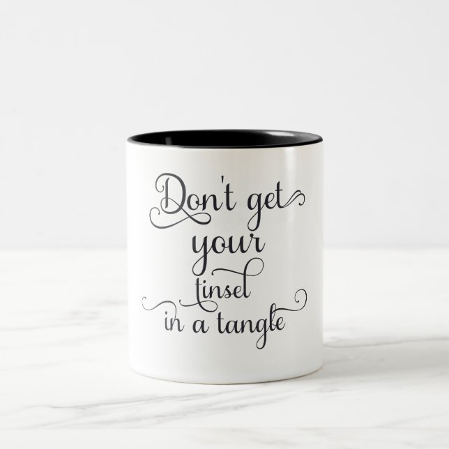 Zwei-Tonen-Tasse Zweifarbige Tasse (Mittel)