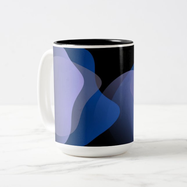 Zwei-Tonen-Tasse Zweifarbige Tasse (Vorderseite Links)