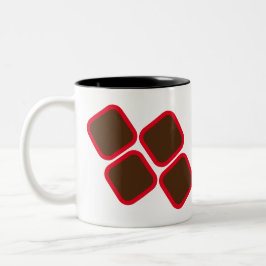 Zwei-Tonen-Tasse Zweifarbige Tasse