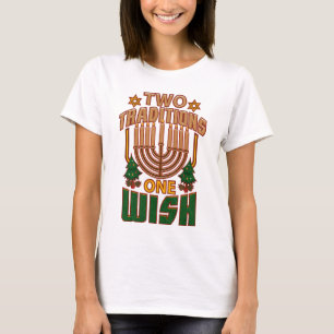 Zwei Traditionen man will Hanukkah Graphic T-Shirt